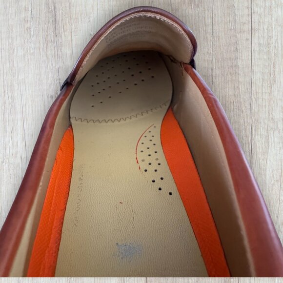 Golden Coast Brown Crocodile Embossed Leather Bit Slip-On Loafers Shoes Mens 11M - Picture 8 of 15